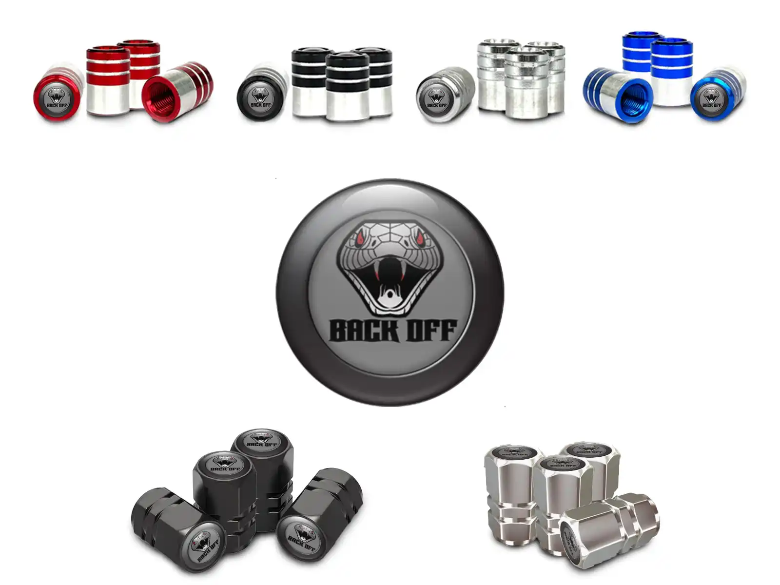 Rim Valve Stem Caps for Cars Max Design